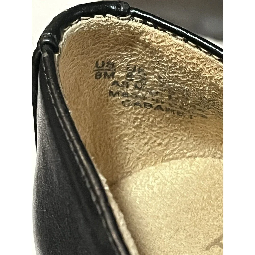 Naturalizer Black Platform Loafers